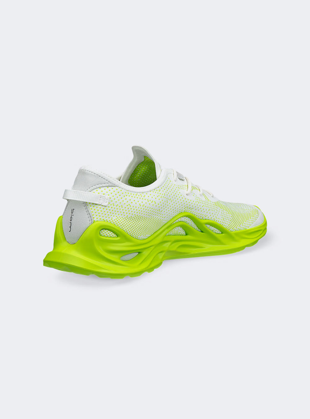 ECCO BIOM Infinite Men's Textile Sneaker - White/Lime
