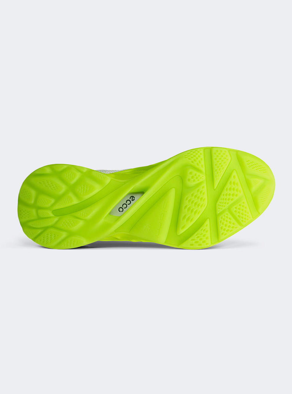 ECCO BIOM Infinite Men's Textile Sneaker - White/Lime