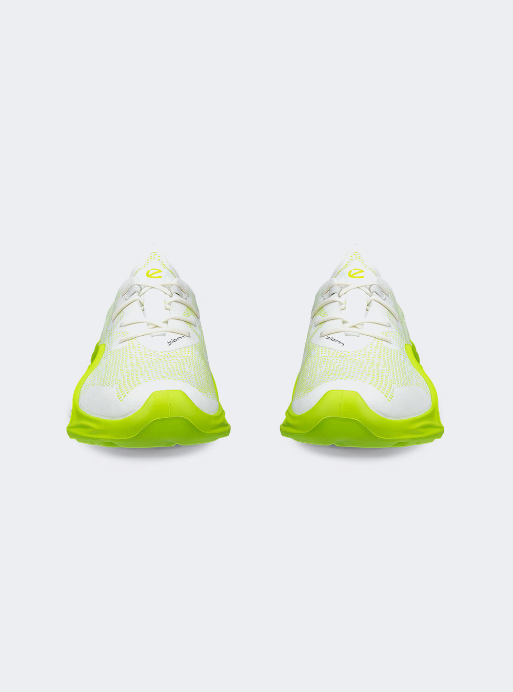 ECCO BIOM Infinite Men's Textile Sneaker - White/Lime