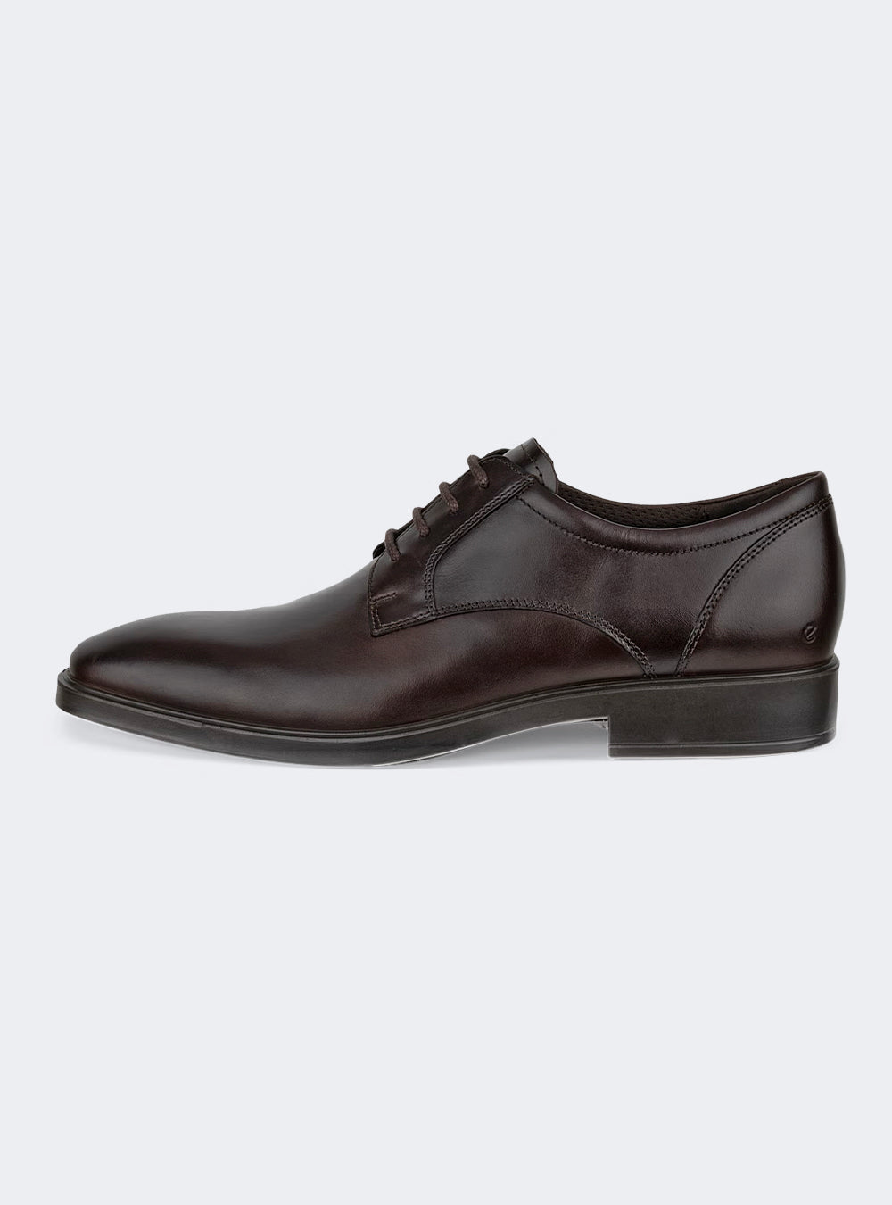 ECCO Metropole Milan Men's Leather Derby Shoe - Cocoa Brown