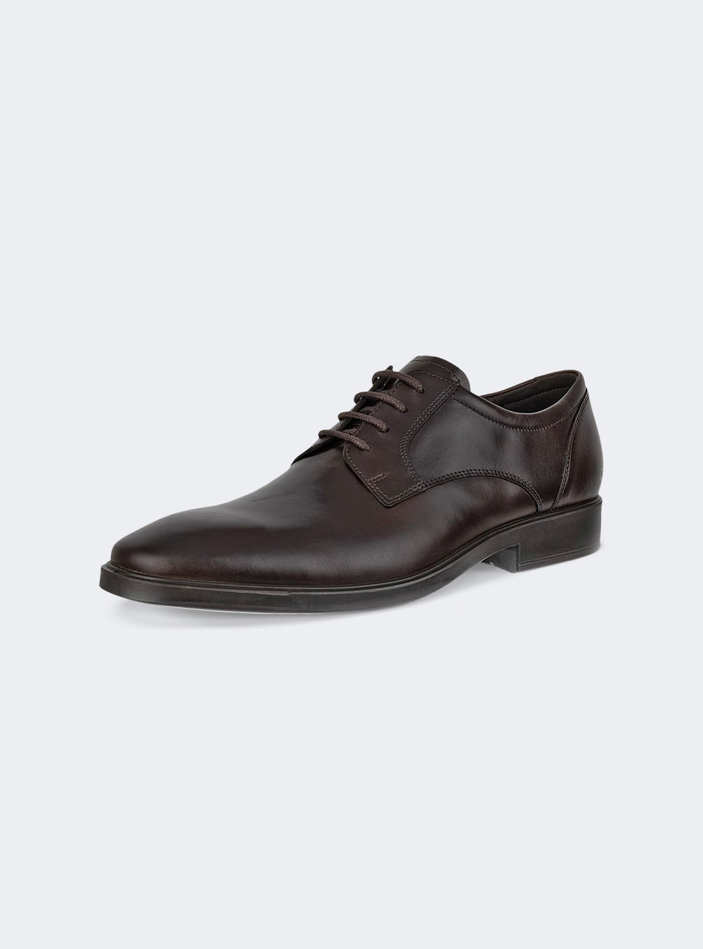 ECCO Metropole Milan Men's Leather Derby Shoe - Cocoa Brown