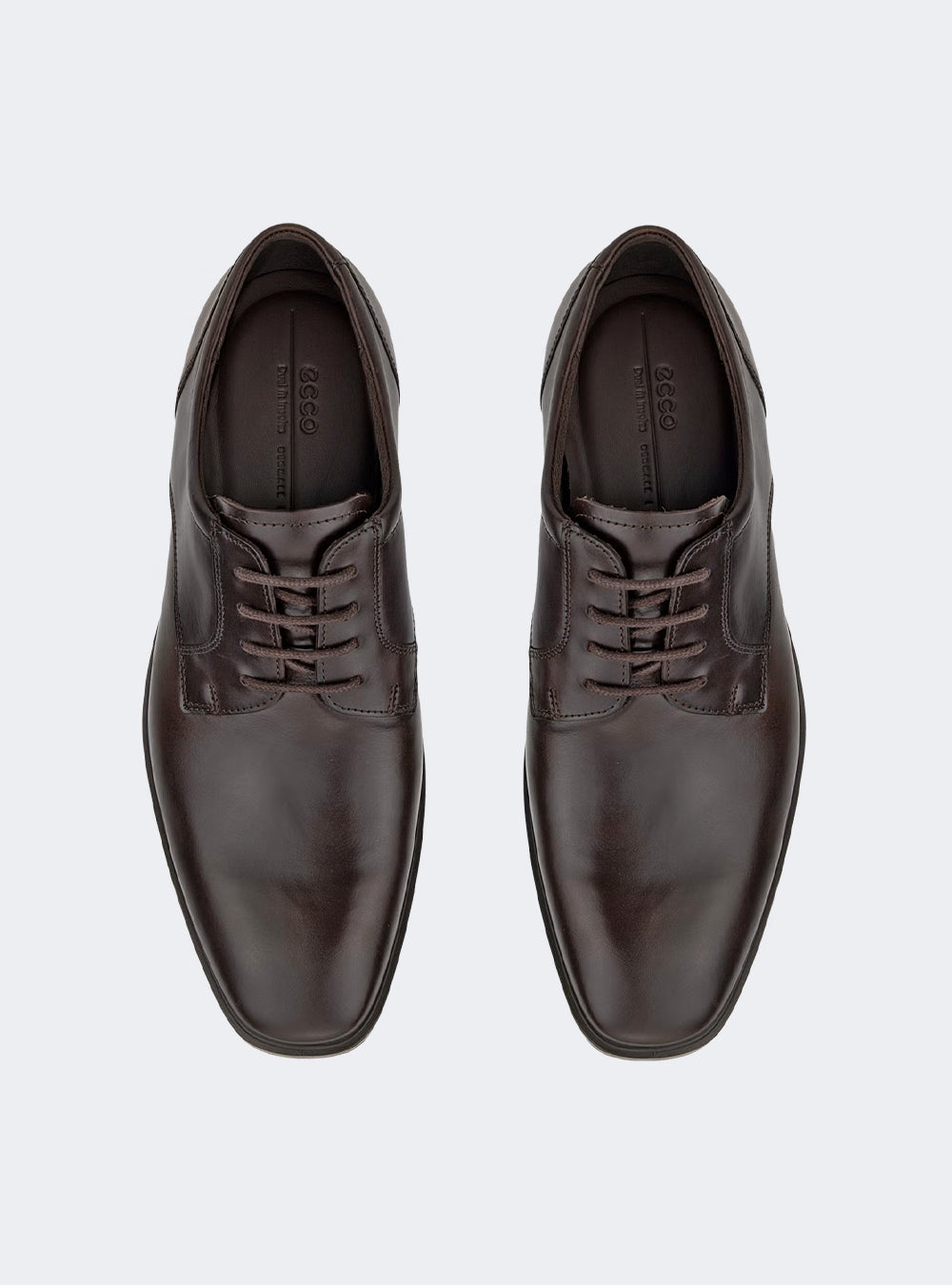 ECCO Metropole Milan Men's Leather Derby Shoe - Cocoa Brown