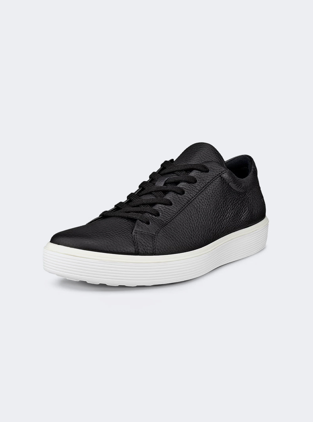 ECCO Soft 60 Men's Leather Sneaker - Black