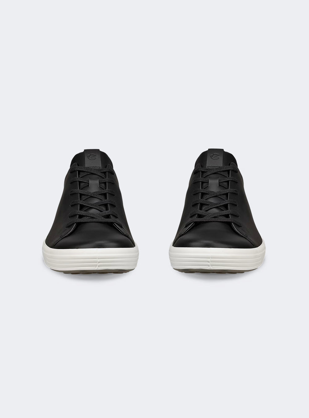 ECCO Soft 7 Men's Leather Lace-Up Shoe - Black