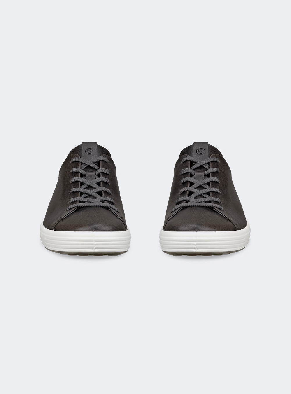 ECCO Soft 7 Men's Leather Lace-Up Shoe - Magnet