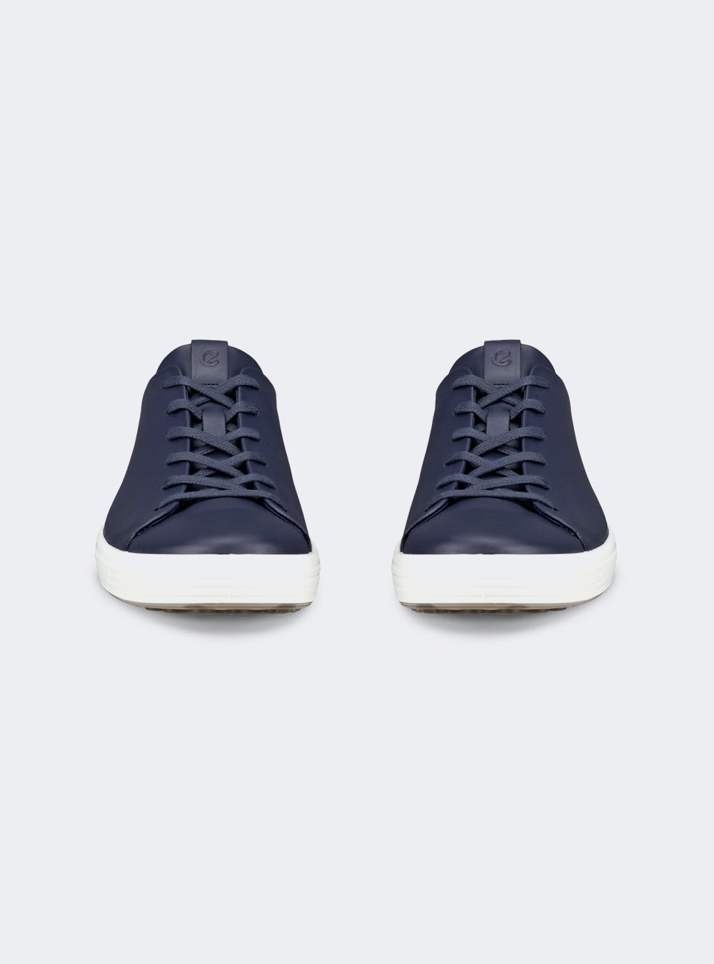 ECCO Soft 7 Men's Leather Lace-Up Shoe - Marine