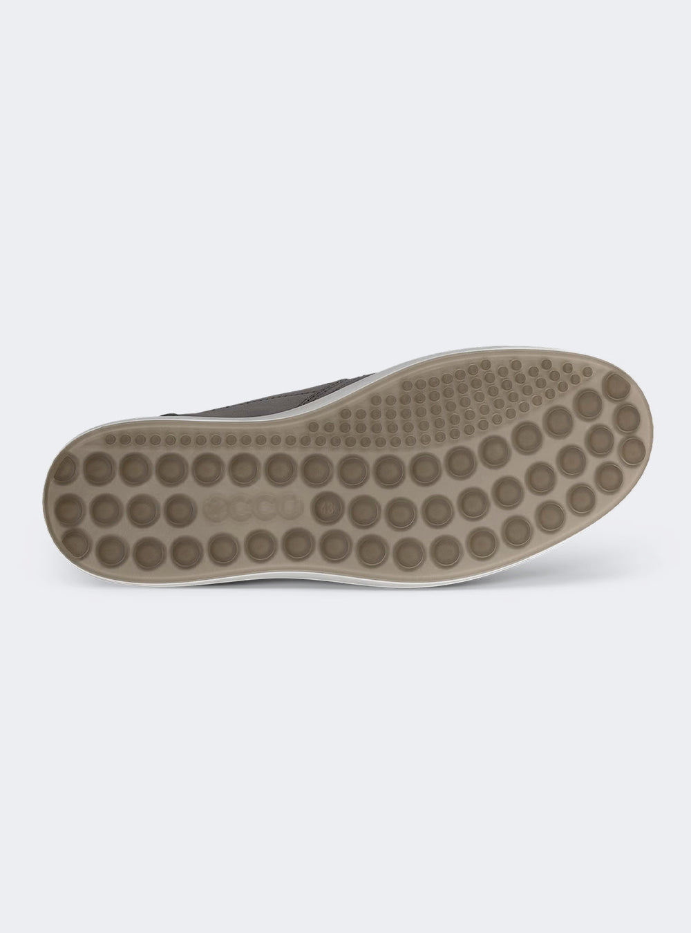 ECCO Soft 7 Men's Nubuck Slip-In Shoe - Steel
