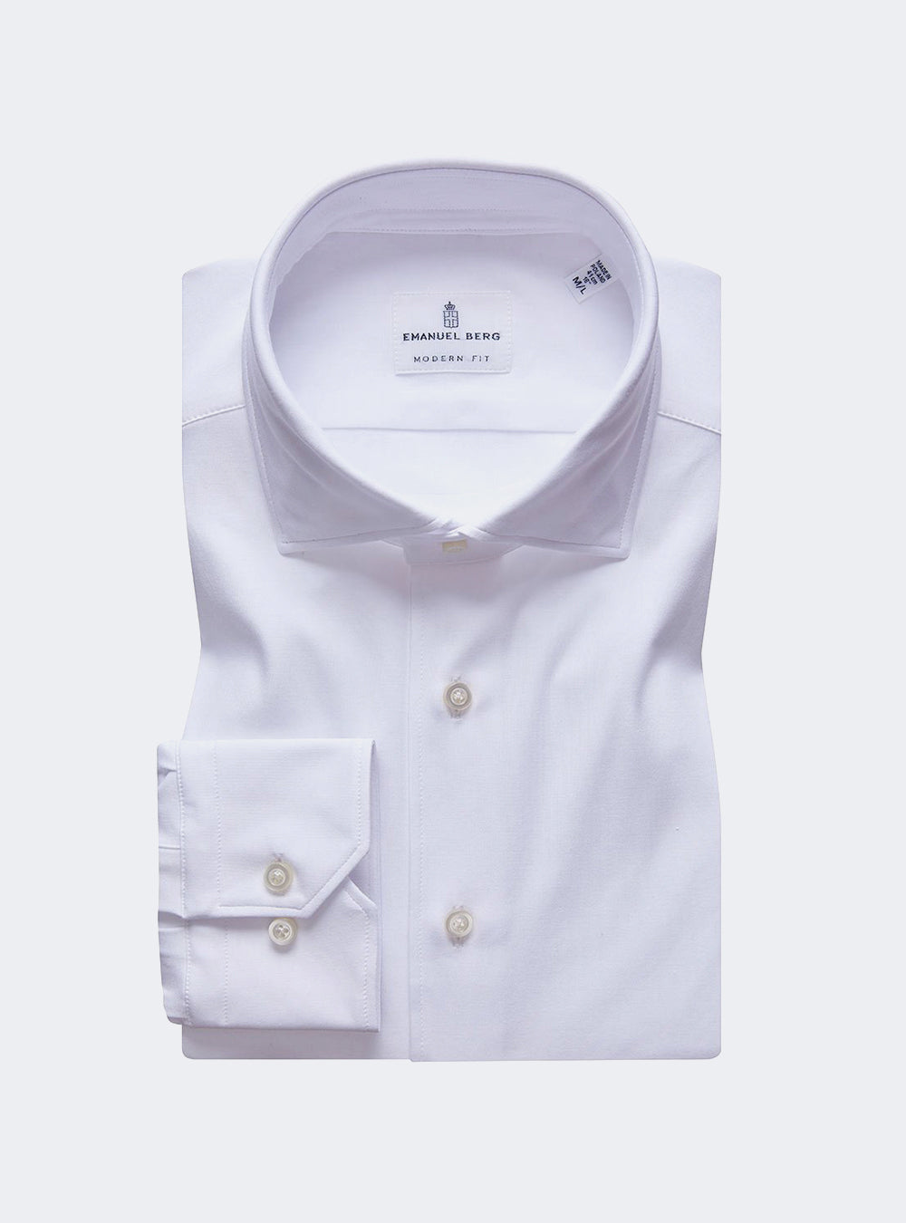 Emanuel Berg Byron, White 4Flex Shirt