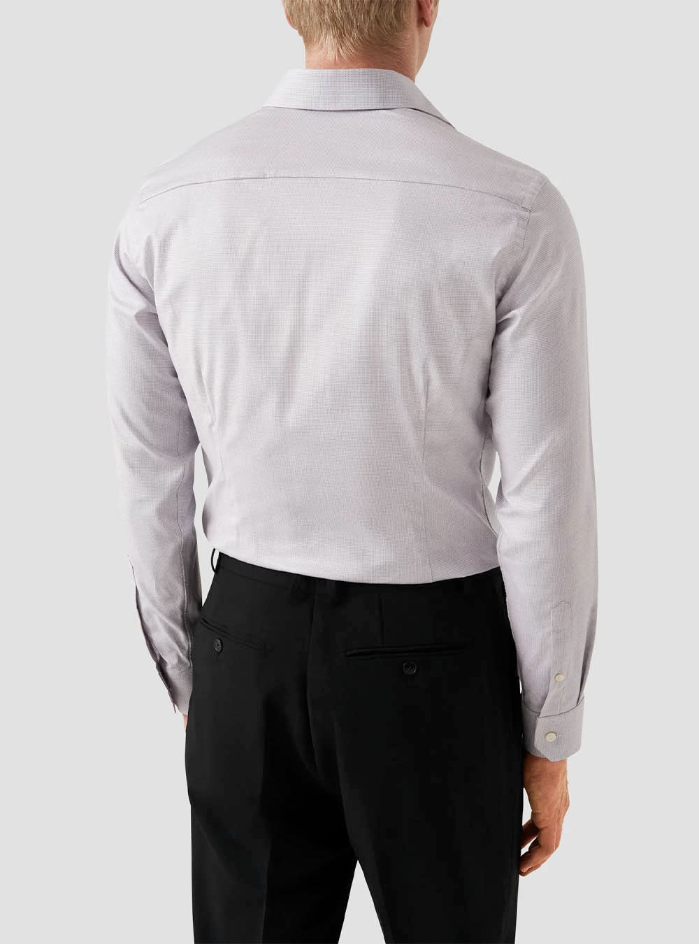 Eton Beige Semi Solid Cotton TENCEL™ Lyocell Shirt