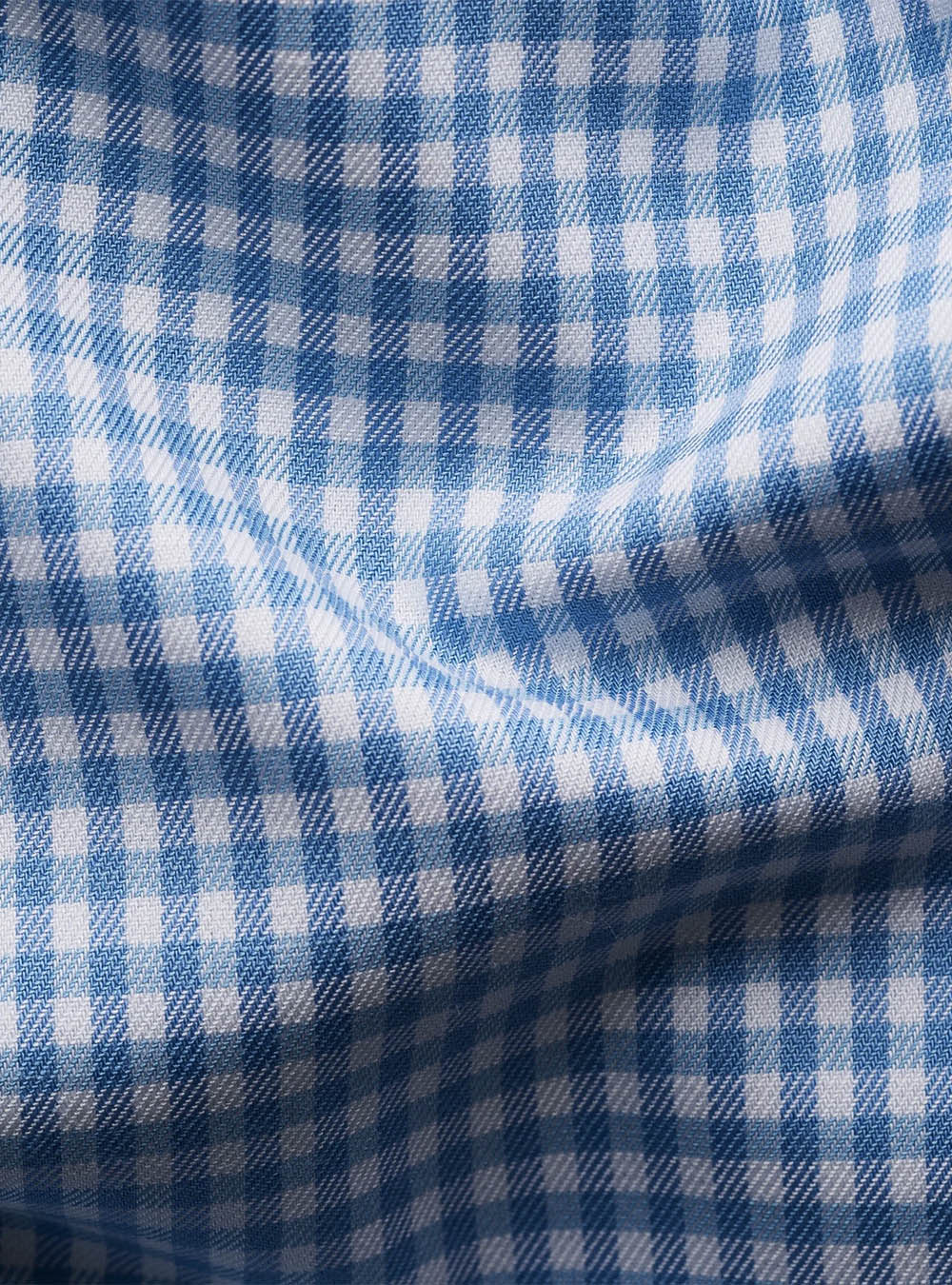 Eton Blue Check Cotton TENCEL™ Lyocell Shirt