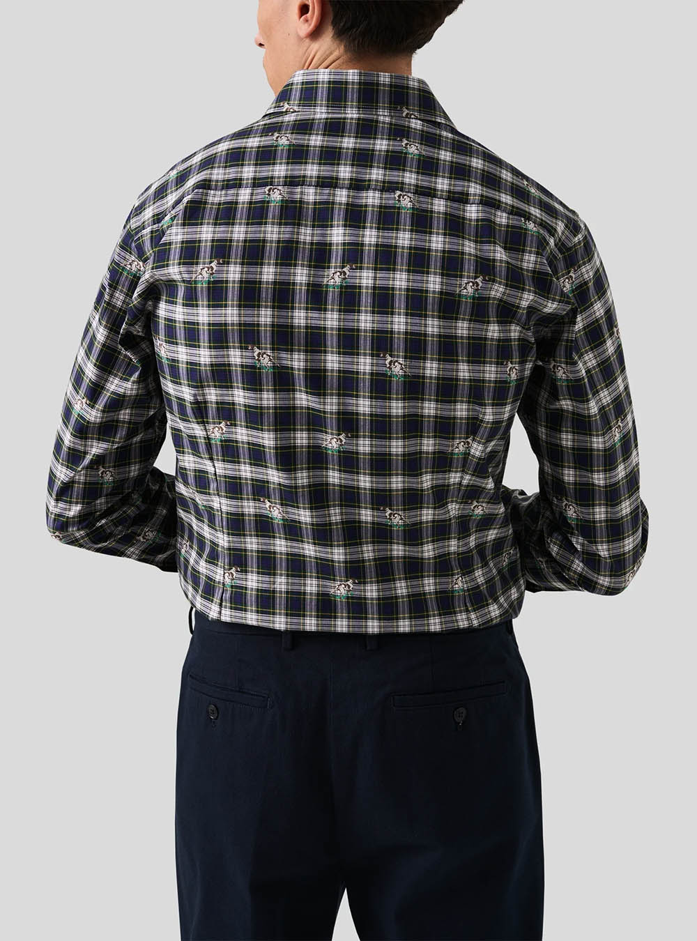 Eton Blue Check Signature Twill Shirt