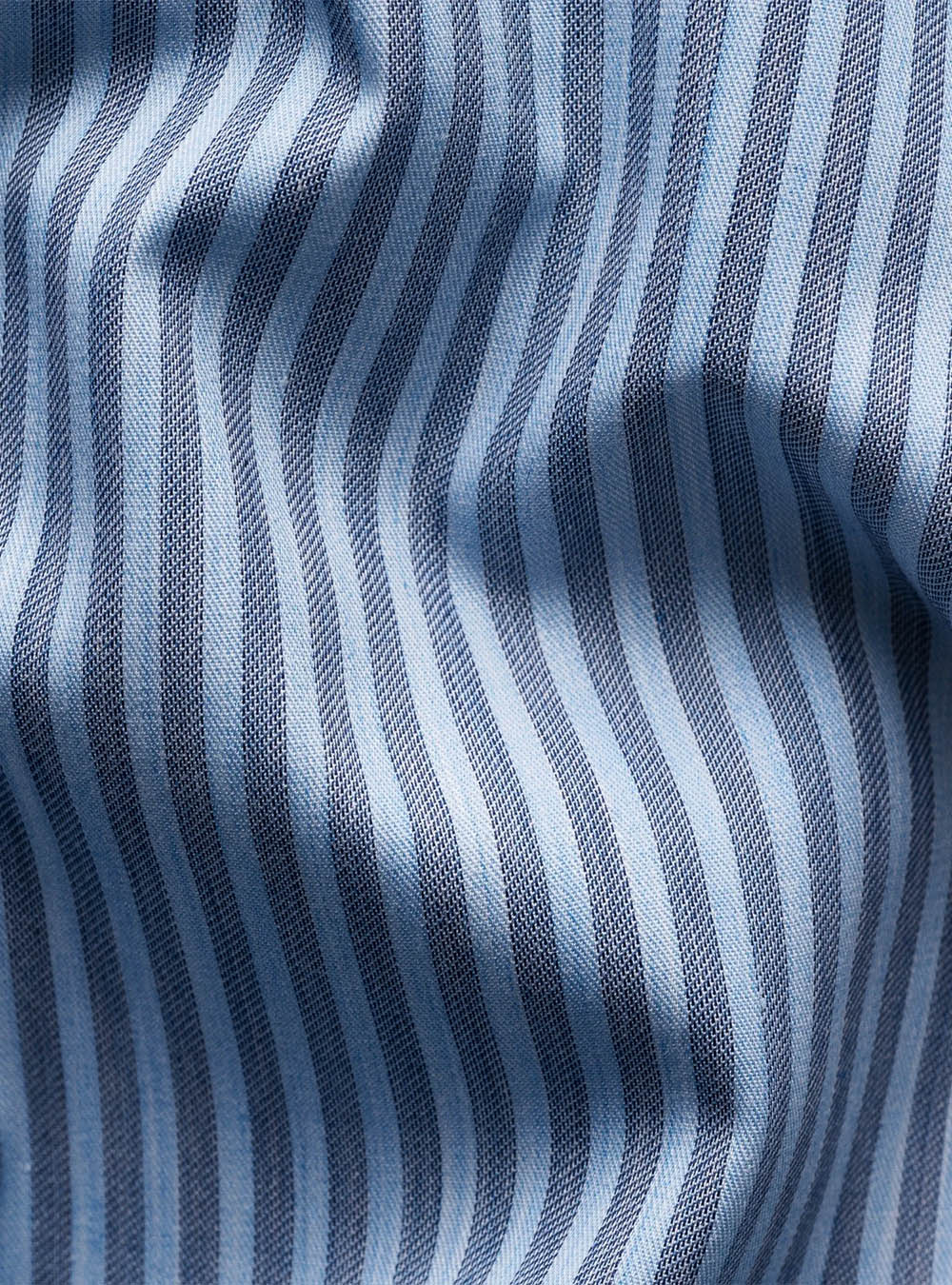 Eton Blue Stripe Fine Twill Shirt