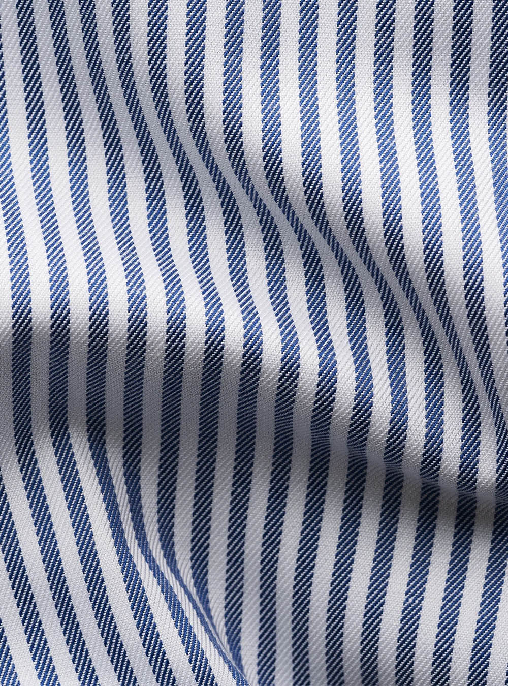 Eton Blue Striped Cotton TENCEL™ Lyocell Shirt