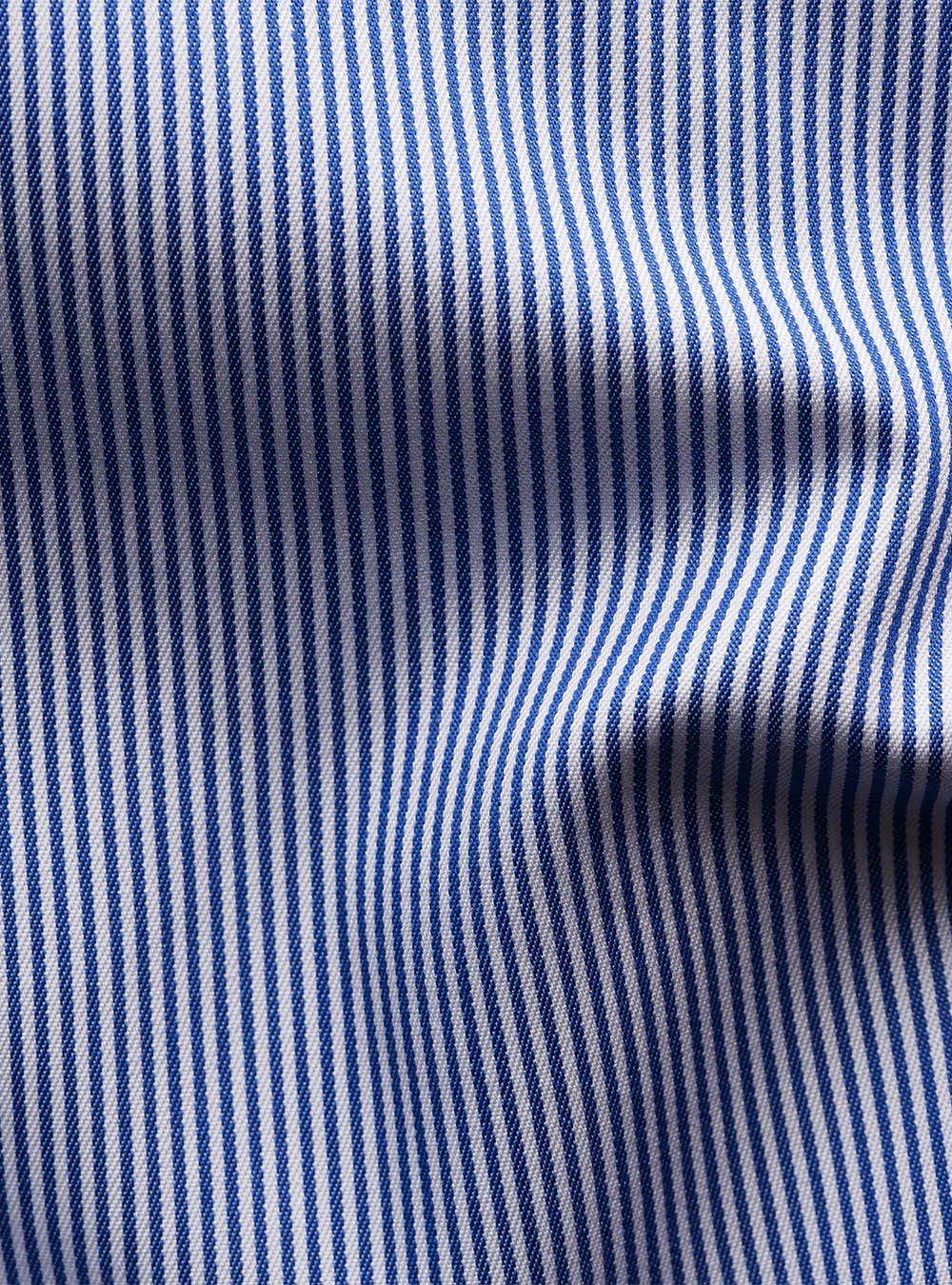 Eton Blue Striped Supima 120 Poplin Shirt
