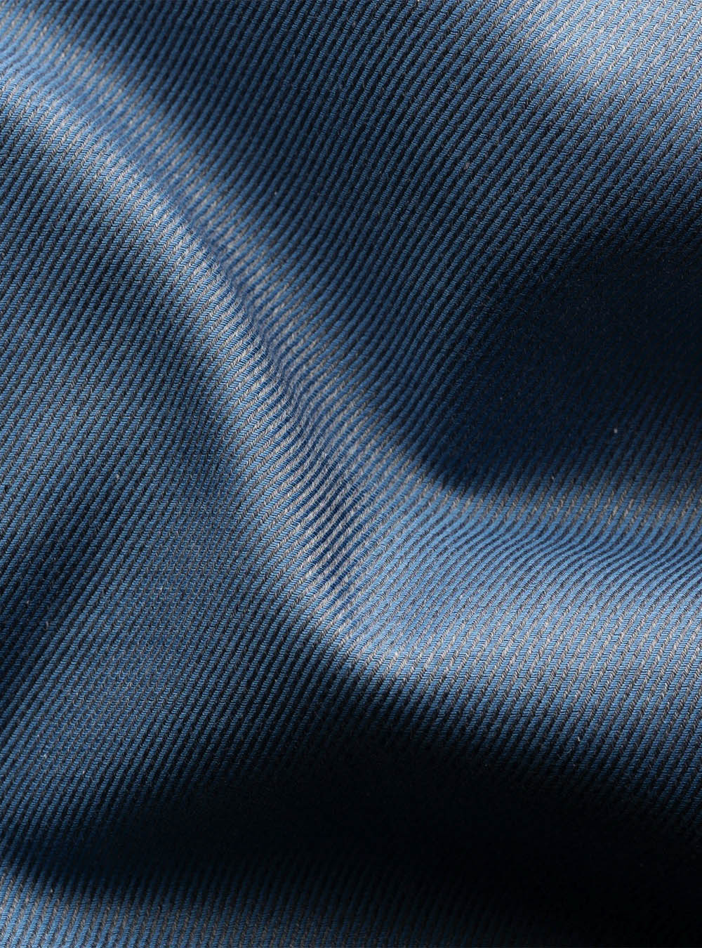 Eton Dark Blue Mélange Solid Cotton TENCEL™ Lyocell Shirt