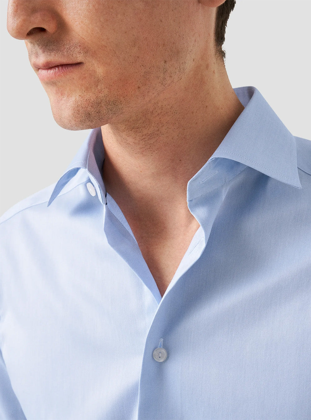 Eton Light Blue Signature Twill Shirt