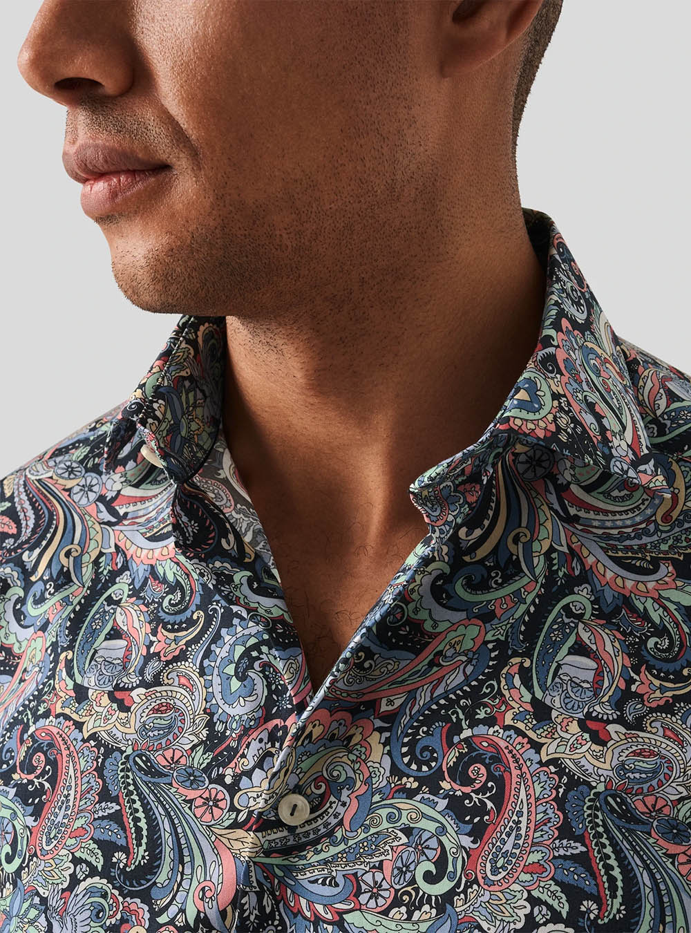 Eton Paisley Signature Twill Shirt