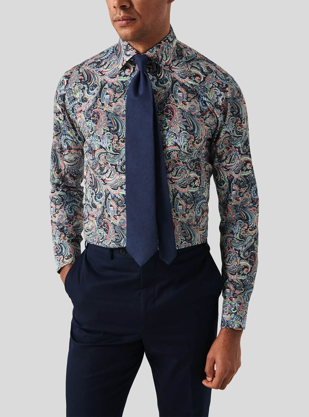 Eton Paisley Signature Twill Shirt