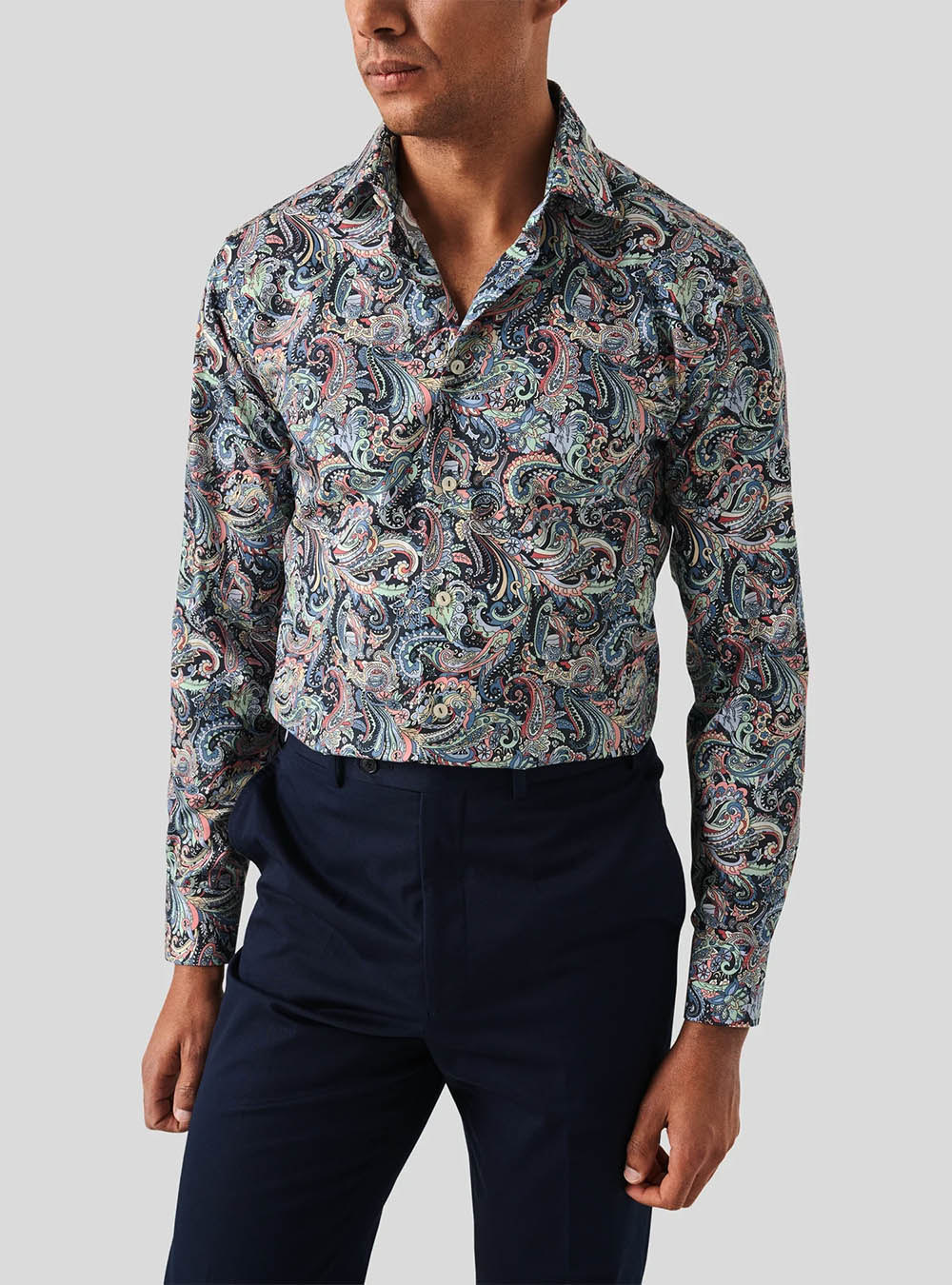 Eton Paisley Signature Twill Shirt