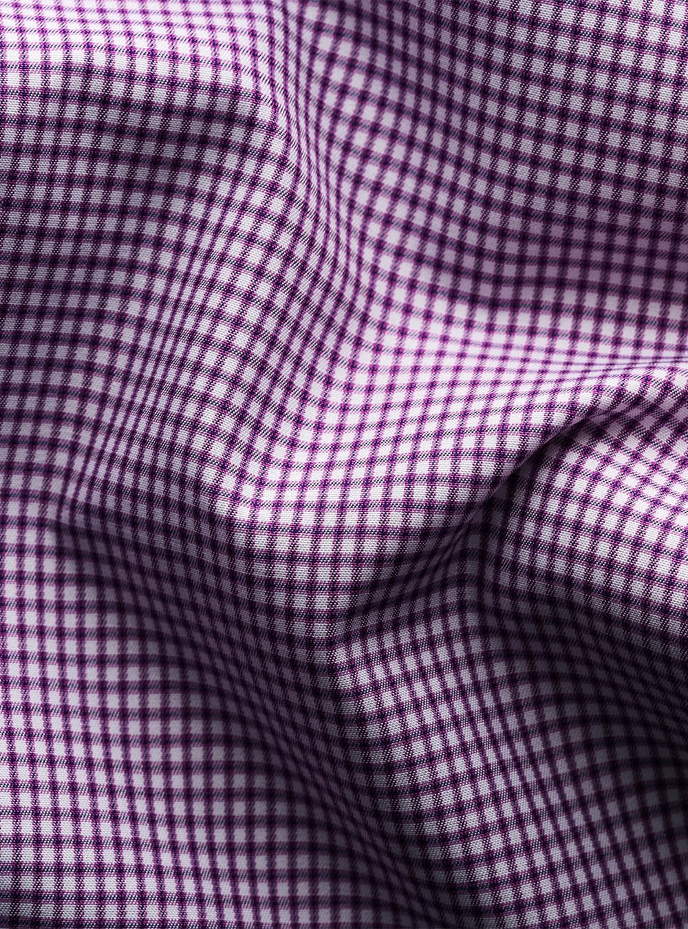 Eton Pink 3D Check Elevated Twill Shirt