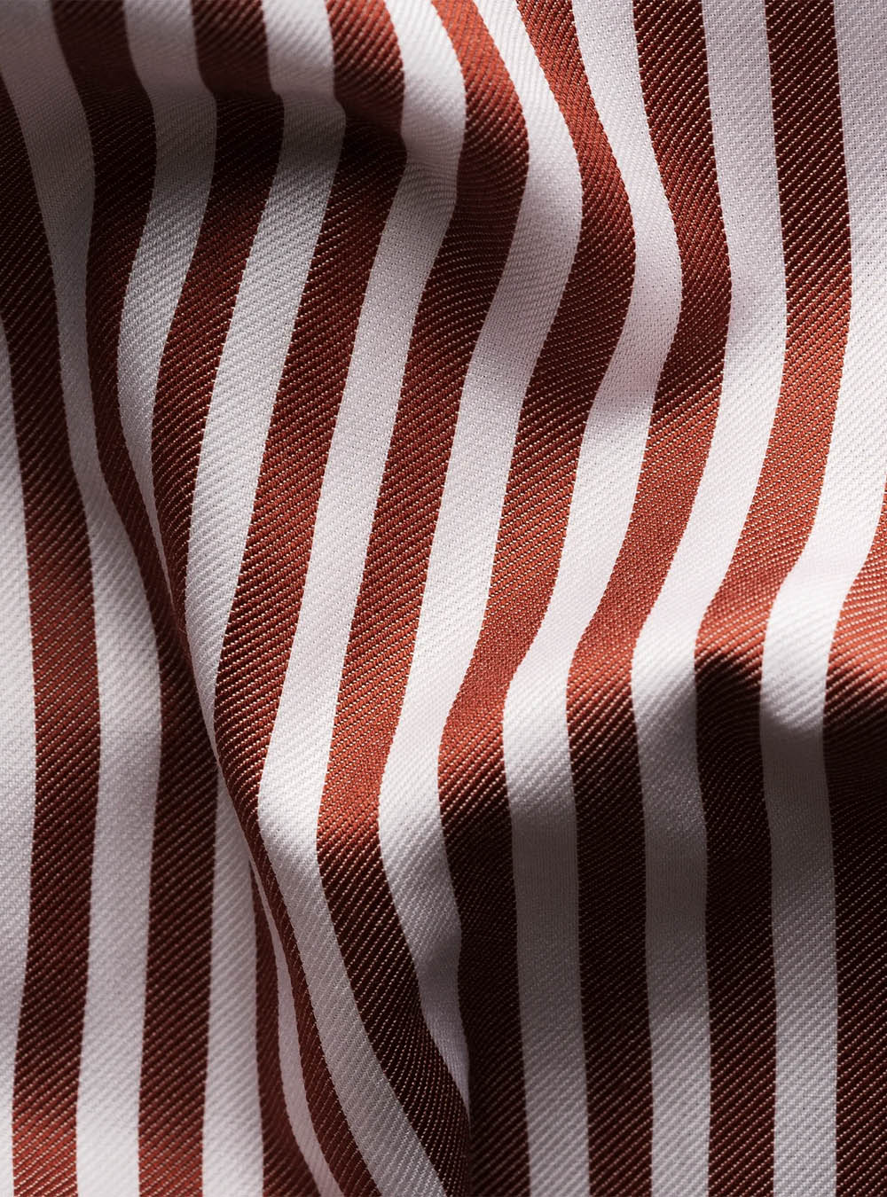 Eton Red Bengal Striped Signature Twill Shirt