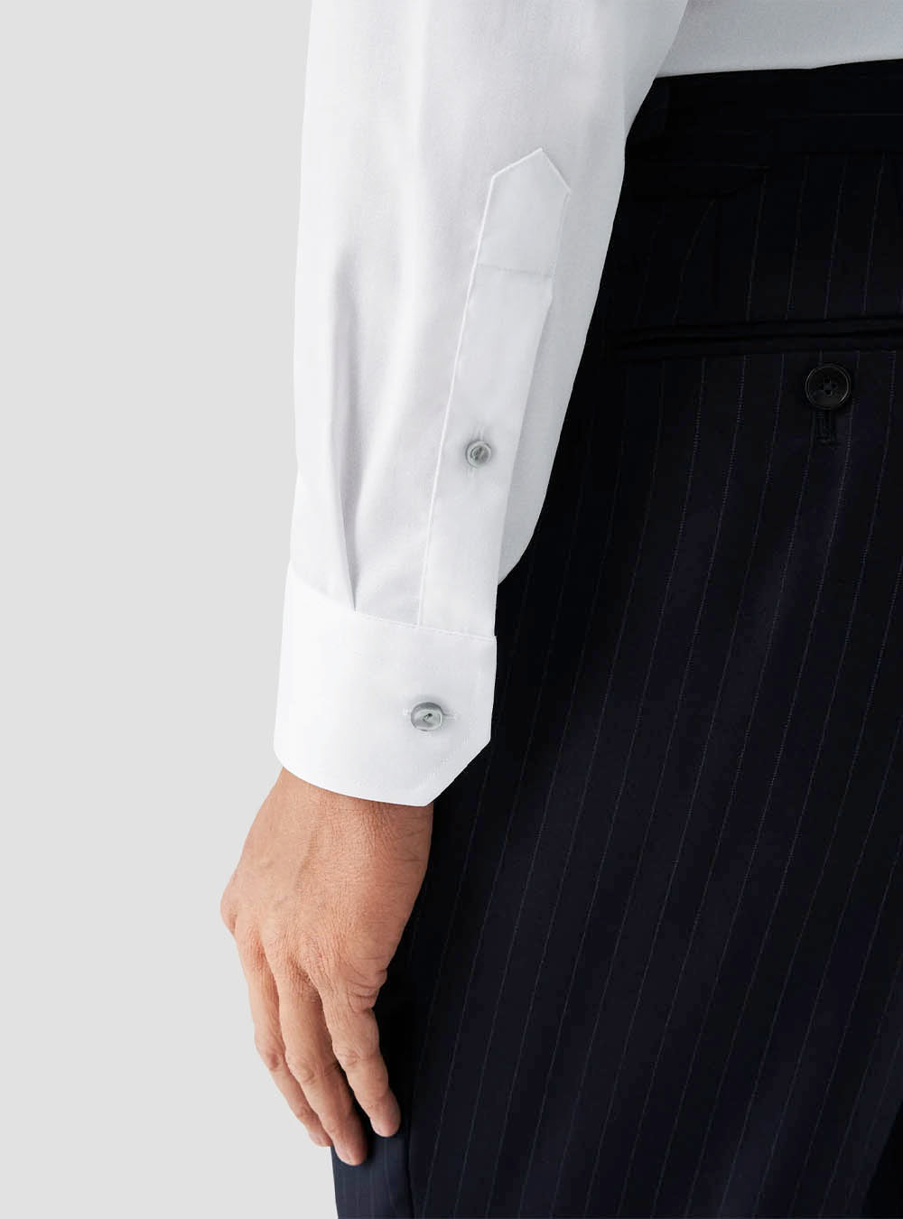 Eton Solid White Signature Twill Shirt