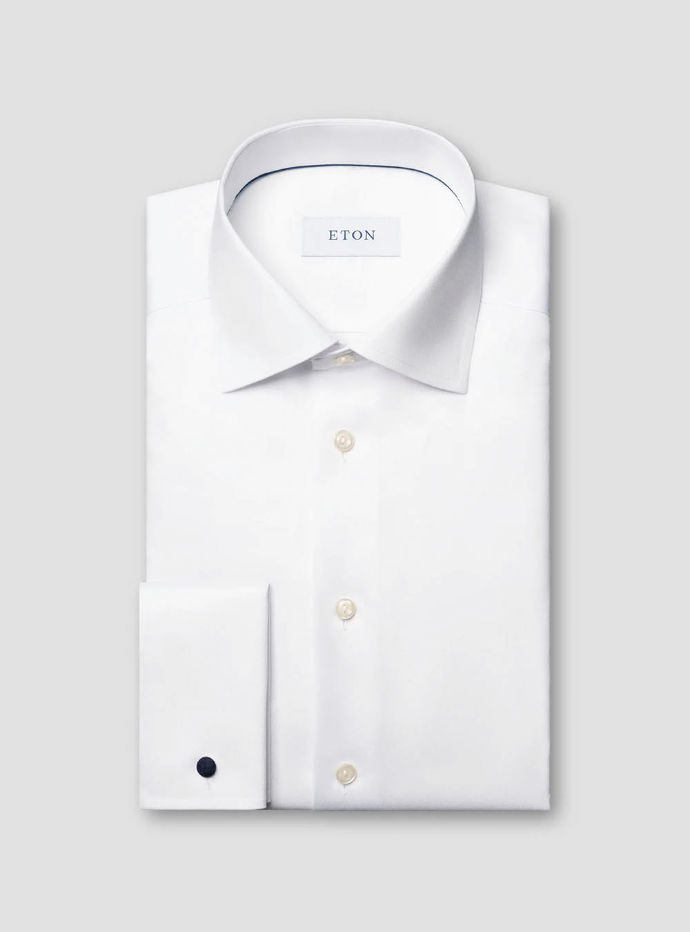 Eton White Signature Twill Shirt - French Cuff