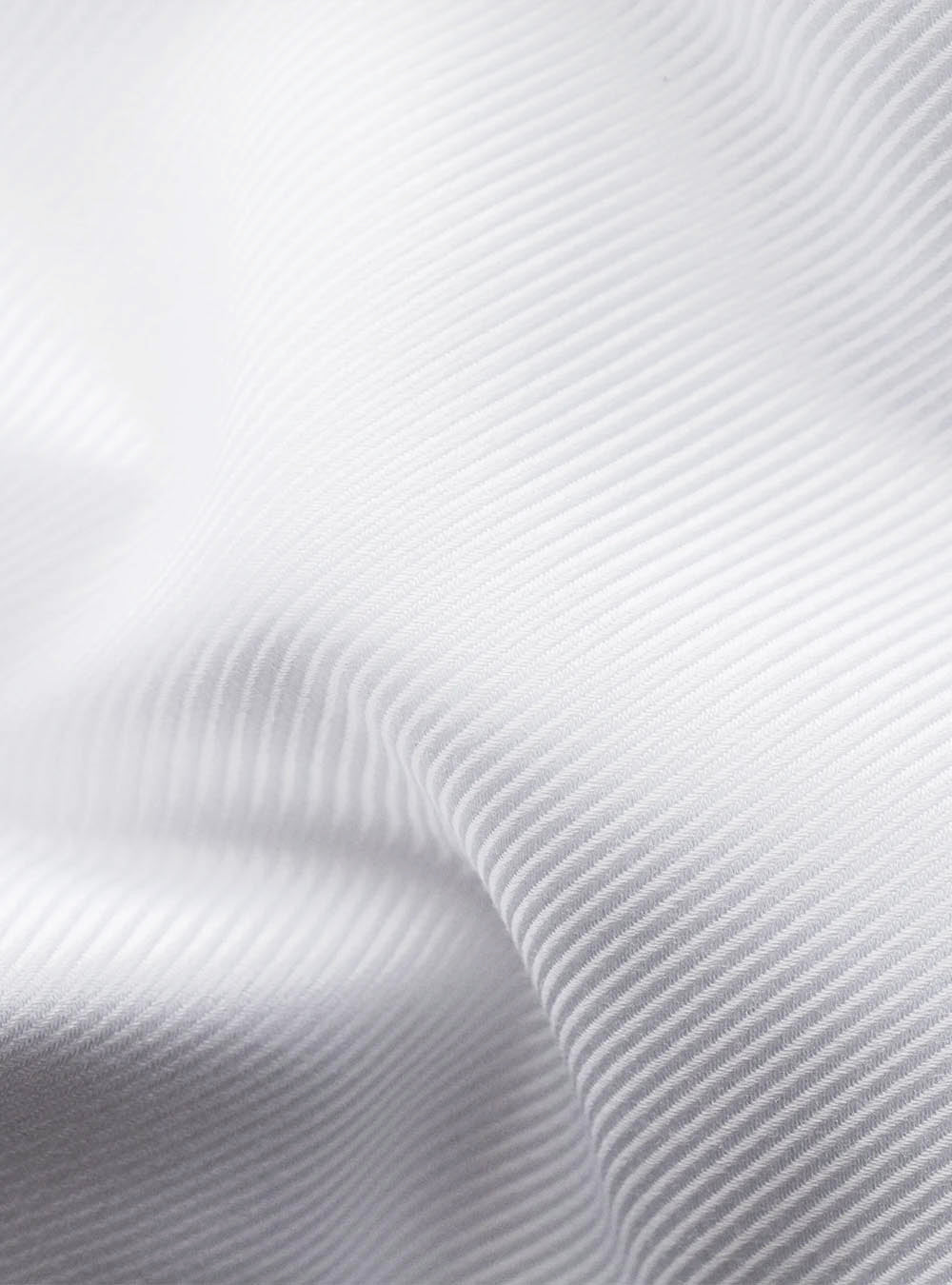 Eton White Textured Twill Shirt