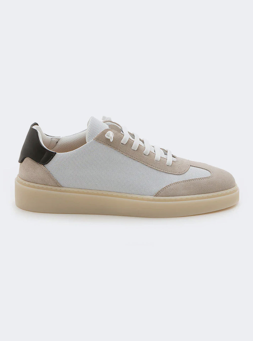 Fabiano Ricci U1630 Multipunch Sneaker - Beige/White