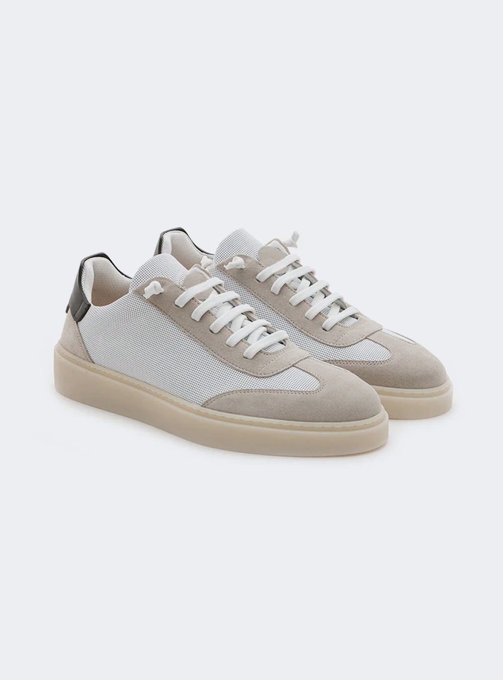 Fabiano Ricci U1630 Multipunch Sneaker - Beige/White