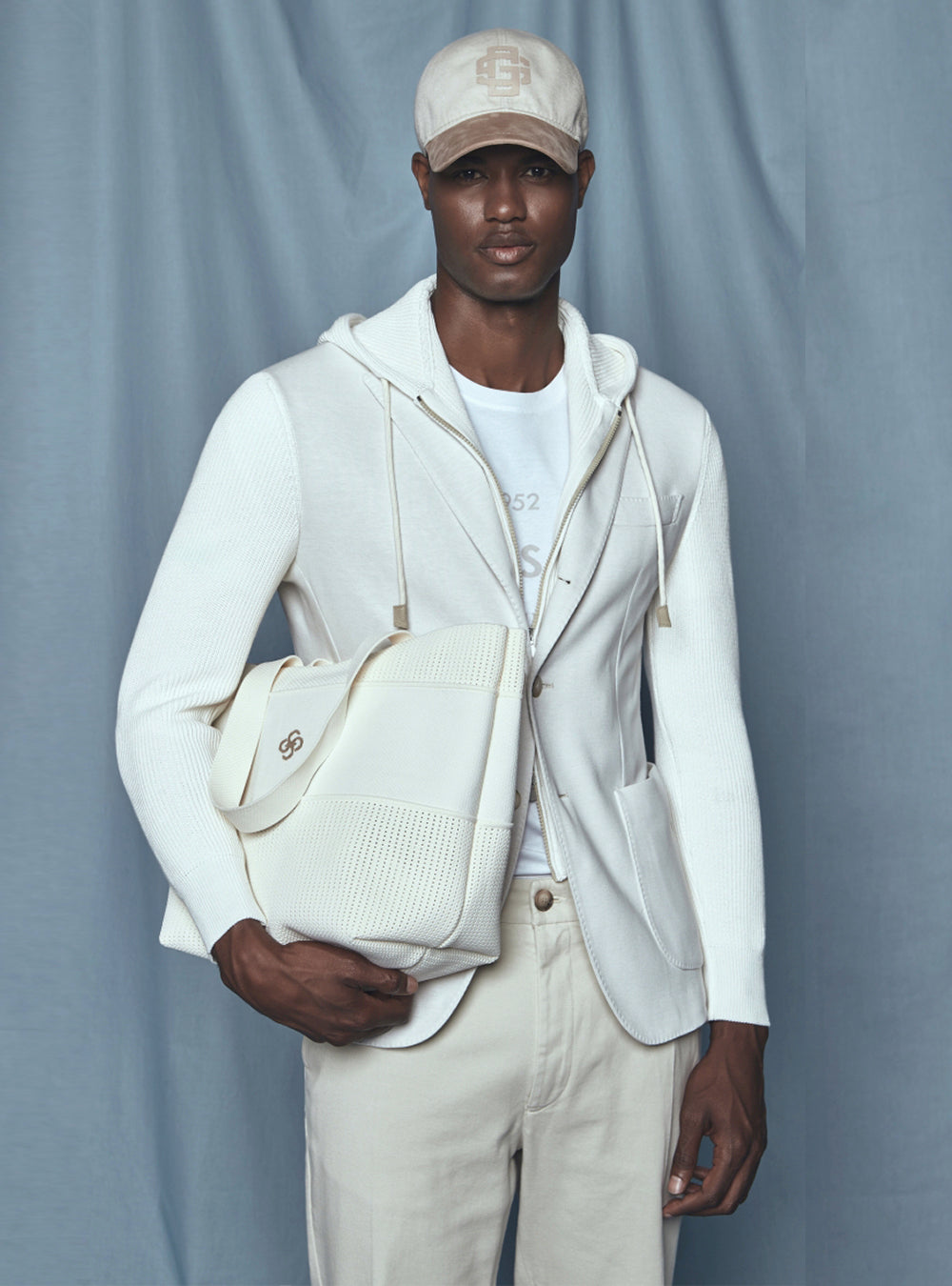 Gran Sasso Hooded Jacket - Off White/Beige