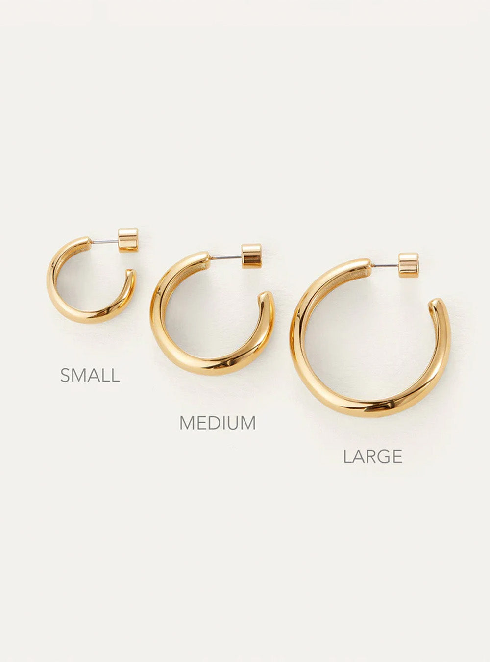 Jenny Bird Staple Hoop Earrings - Medium