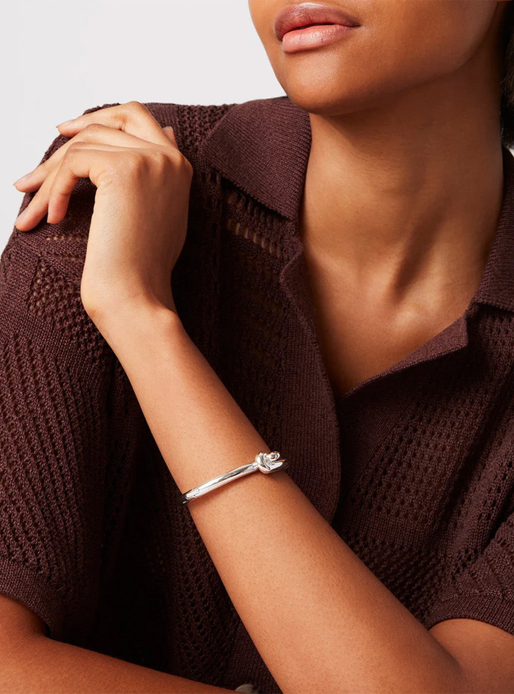 Jenny Bird Maeve Bangle - Silver