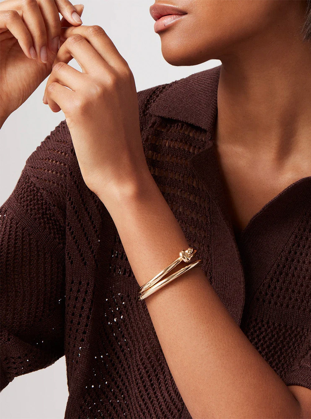 Jenny Bird Maeve Bangle - Silver
