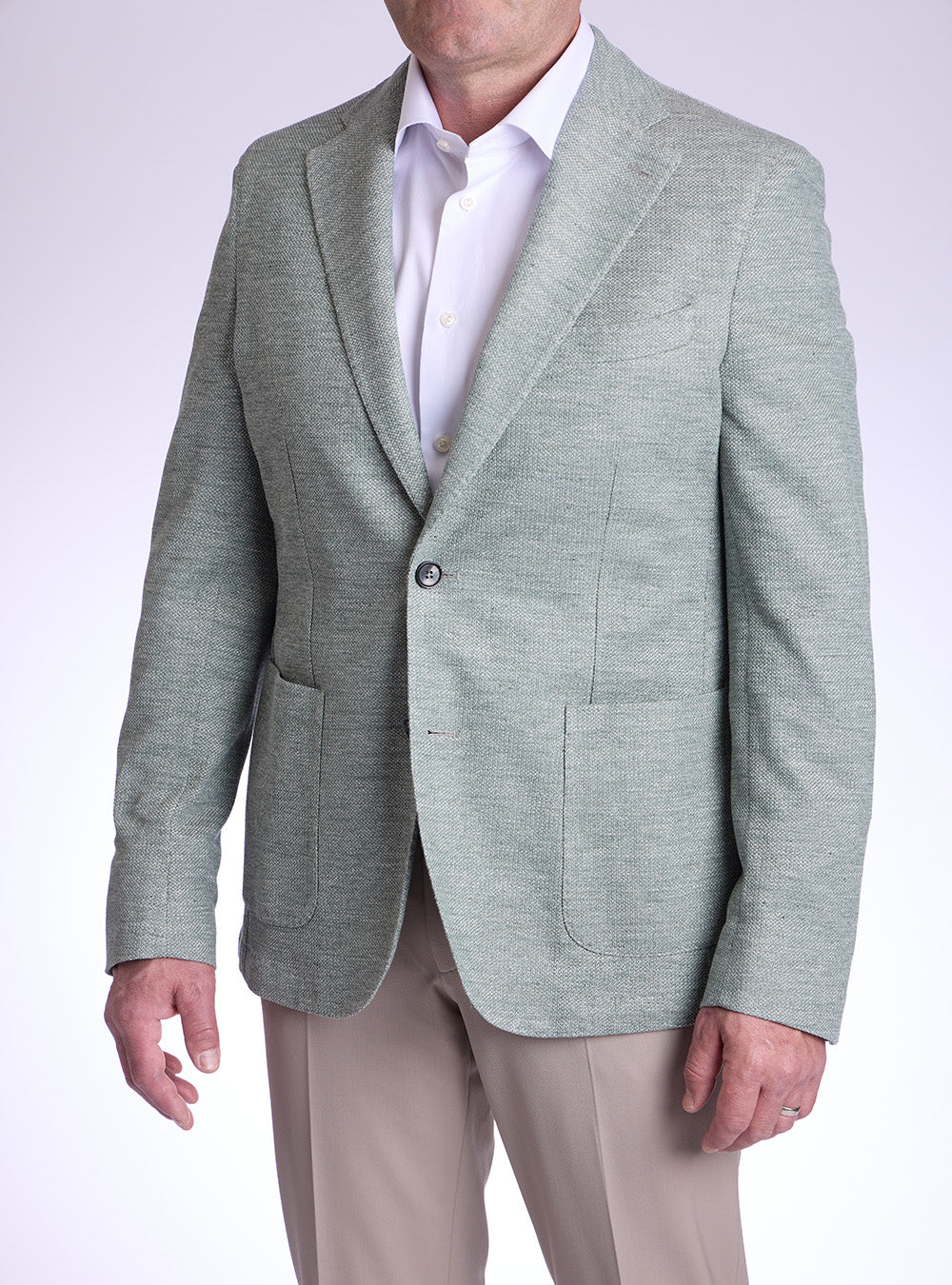 L.B.M. 1911 Green Textured Sport Jacket