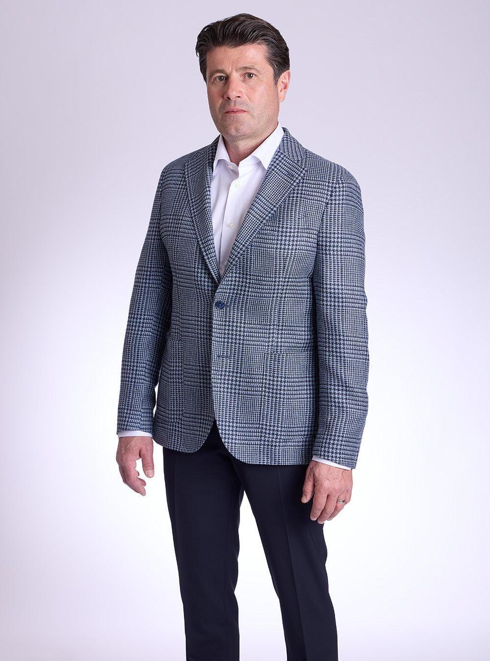 L.B.M. 1911 Blue Houndstooth Sport Jacket