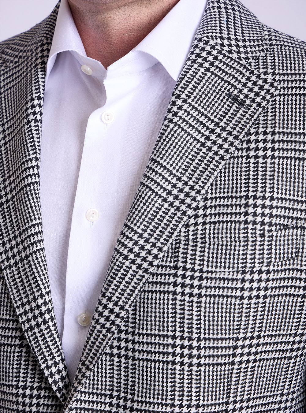 L.B.M. 1911 Blac & White Houndstooth Sport Jacket