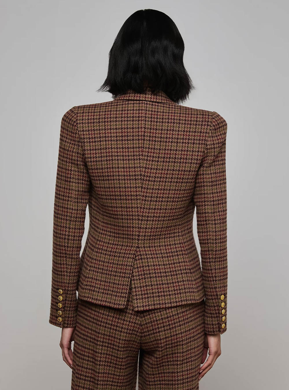L'Agence Bethany Houndstooth Blazer