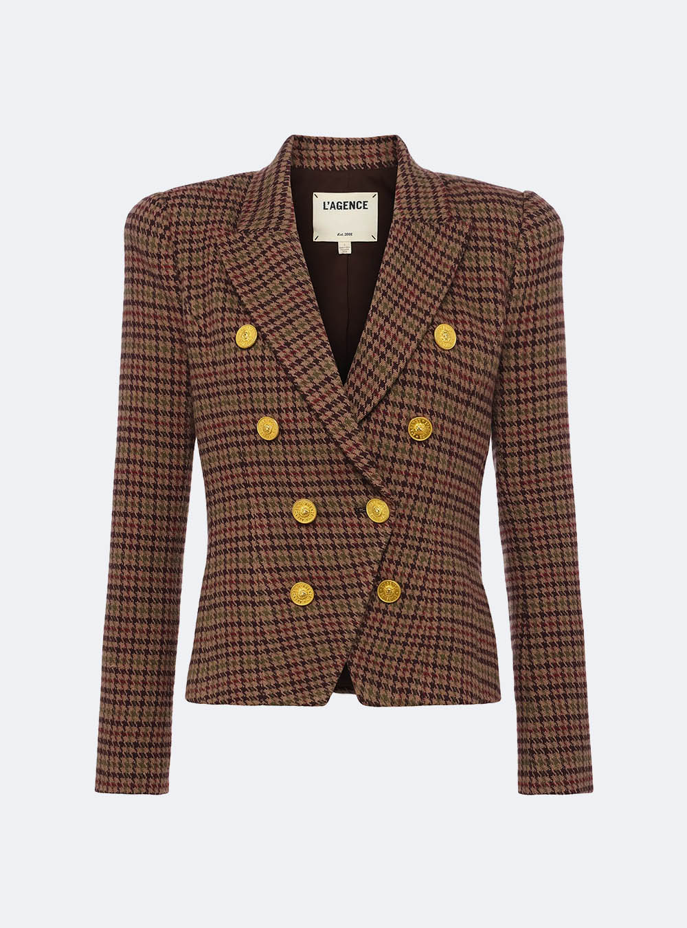 L'Agence Bethany Houndstooth Blazer