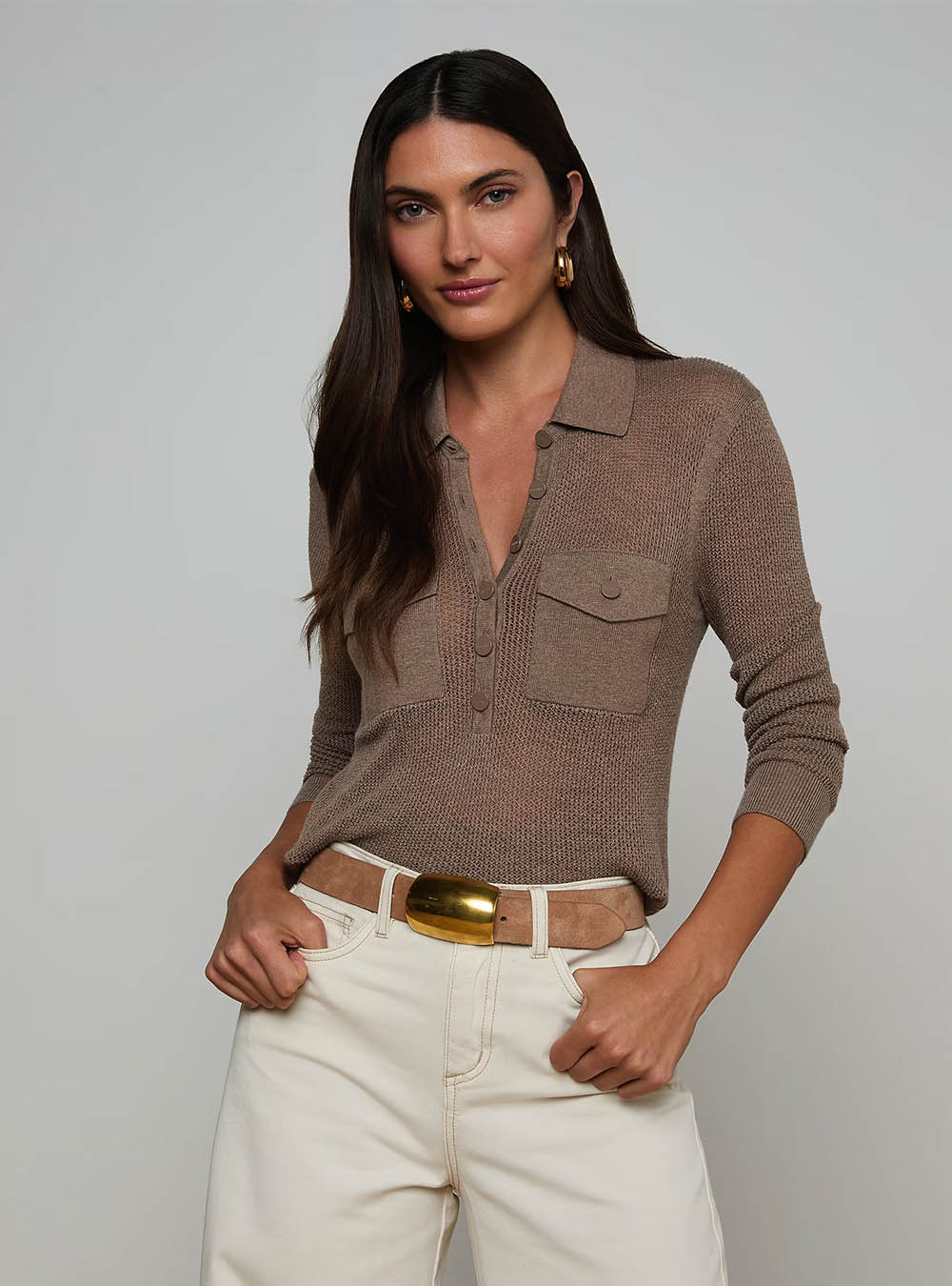 L'Agence Carine Sweater - Mushroom