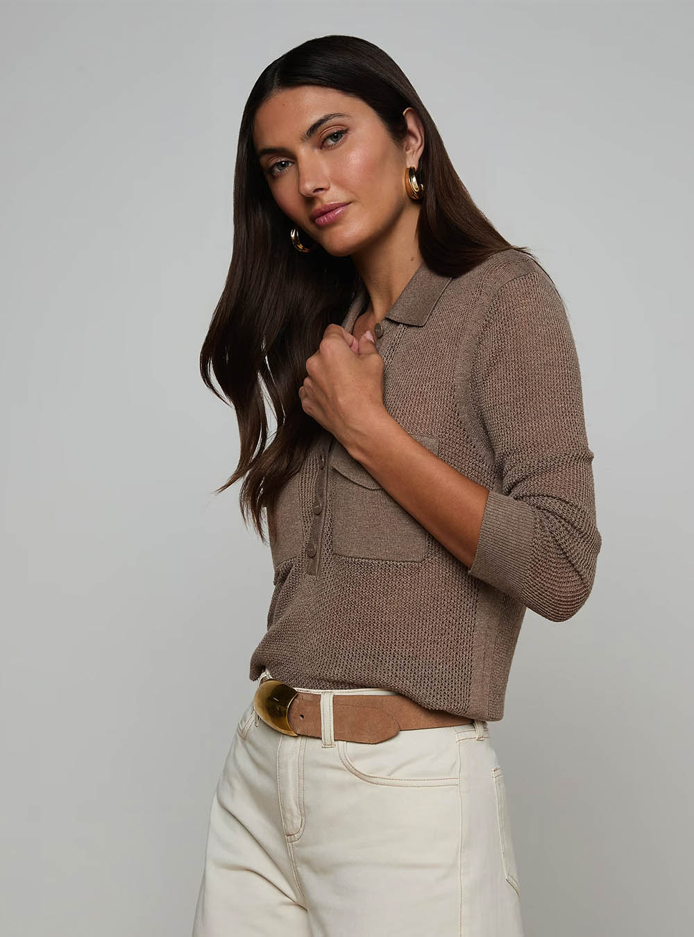 L'Agence Carine Sweater - Mushroom