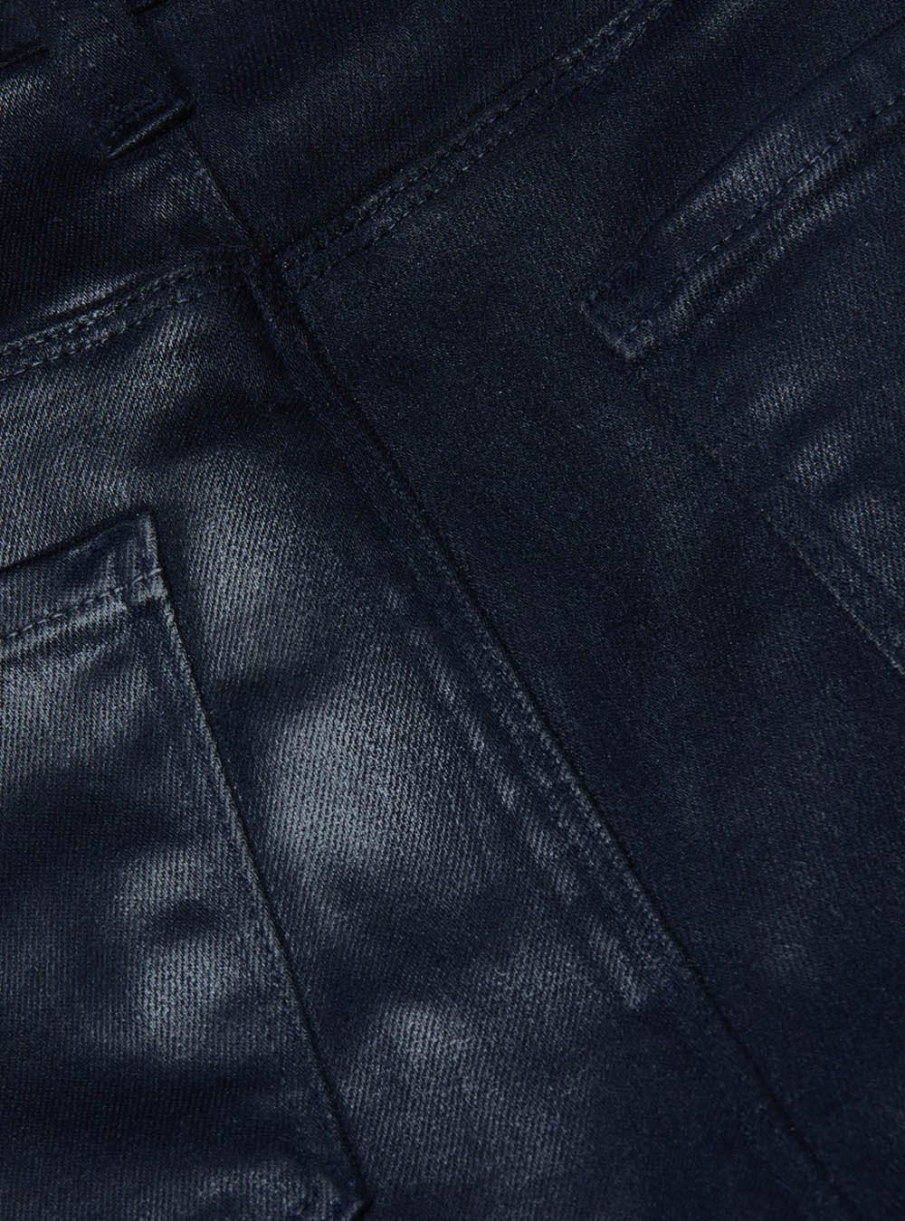 L'Agence Selma Coated Bootcut Jean - Deep Midnight