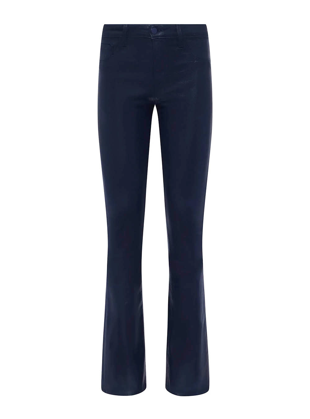 L'Agence Selma Coated Bootcut Jean - Deep Midnight