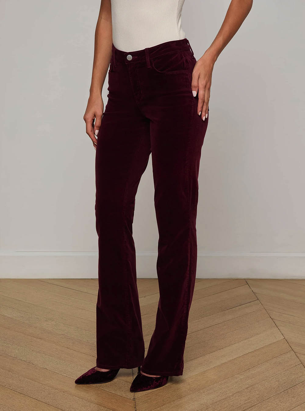 L'Agence Stevie Velvet Jean - Dark Port