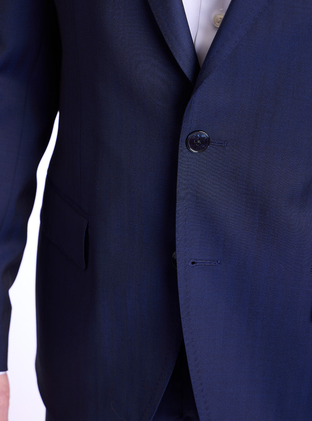 Luigi Bianchi Navy Stripe Suit