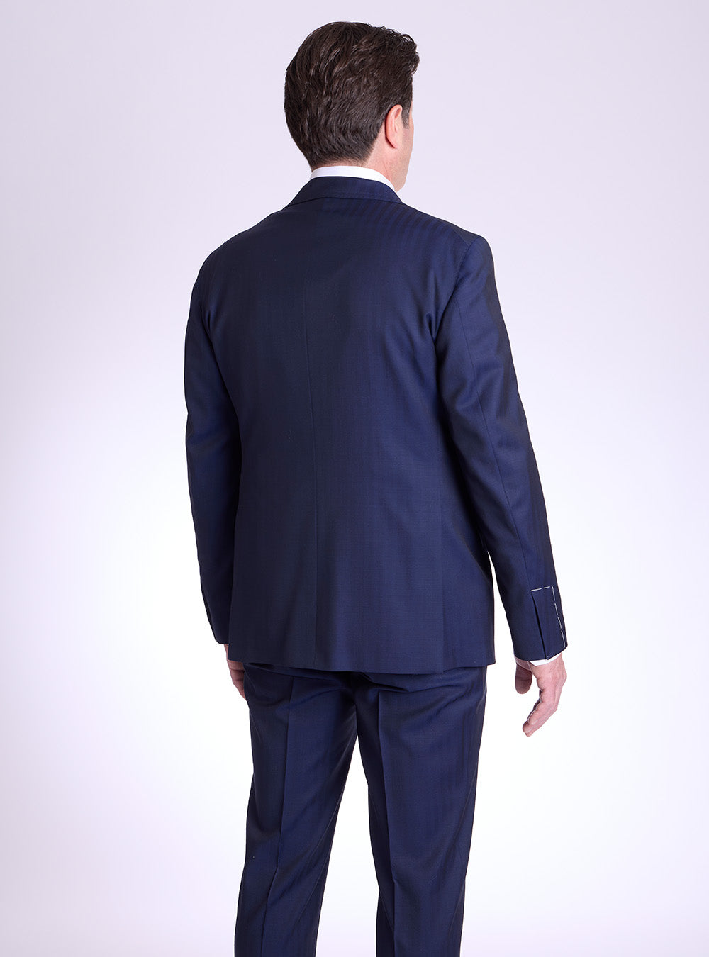 Luigi Bianchi Navy Stripe Suit