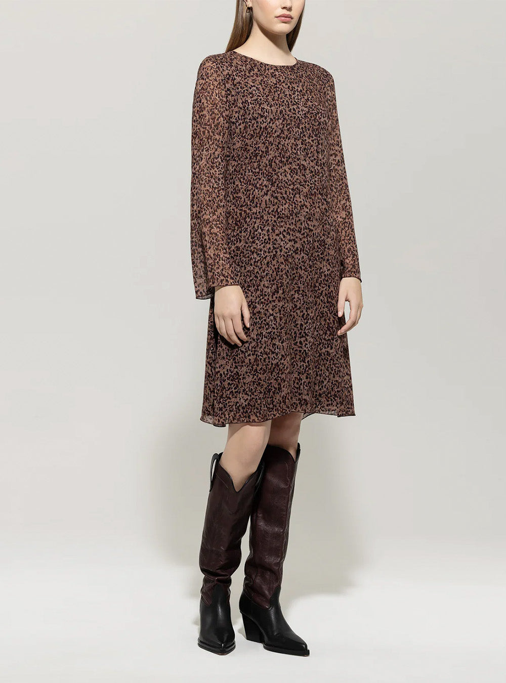 Luisa Cerano Baby Animal Print Dress