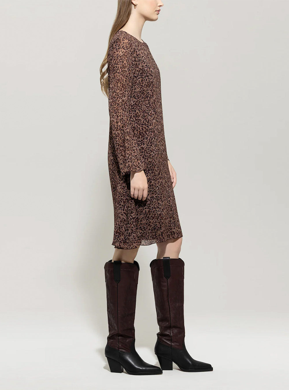 Luisa Cerano Baby Animal Print Dress