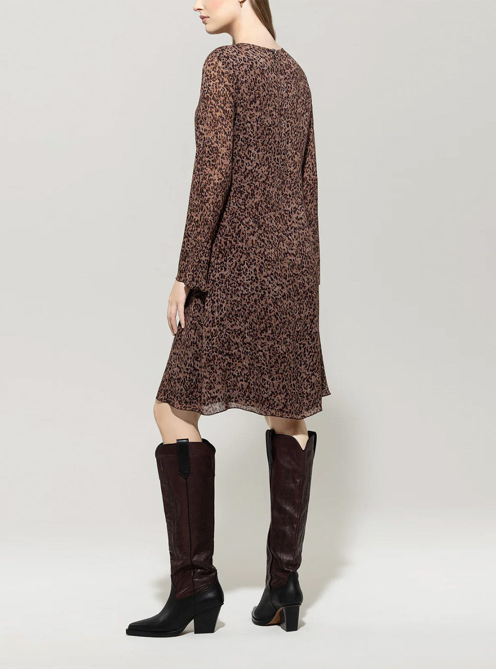 Luisa Cerano Baby Animal Print Dress