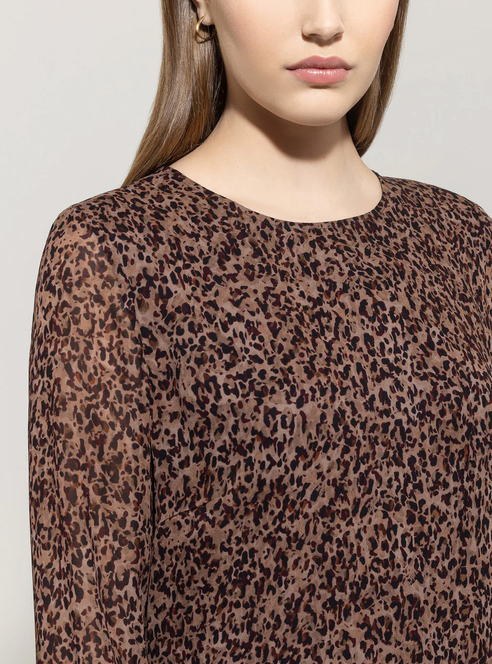 Luisa Cerano Baby Animal Print Dress